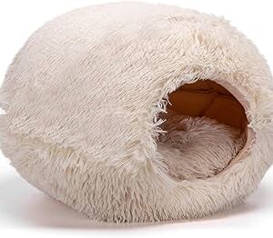 Cama para gatos semicerrada