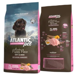 ATLANTIC PET RECETA GRAIN FREE HIPOALERGÉNICO PUPPY PAVO 14KG